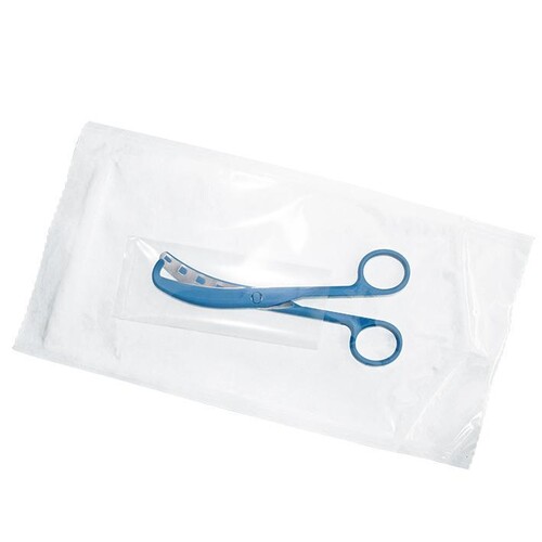 SUSI Nabelschnurscheren 16 cm, blau, zum Einmalgebrauch (20 Stck.) (PACK=20 STÜCK) Produktbild Front View L