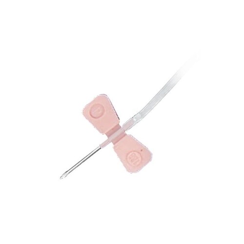 VASUFLO-Perfusionsbestecke 18 G, rosa, 1,20 x 19 mm (100 Stck.) (PACK=100 STÜCK) Produktbild Front View L