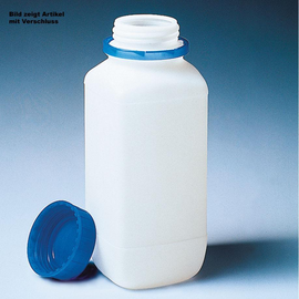 Vierkantflasche, PE-HD, 500 ml, ohne Originalitätsverschluss 130324 Produktbild