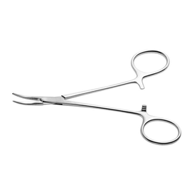 Halsted micro Mosquito Arterienklemme, gebogen, gerieft 12,5 cm Produktbild