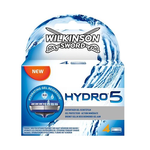 Ersatzklingen Typ 4022 für Wilkinson Hydro 5 (4 Stck.) (PACK=4 STÜCK) Produktbild Front View L