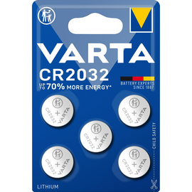 Batterie Knopfzelle 3V 230mAh 5er Varta CR2032 (PACK=5 STÜCK) Produktbild