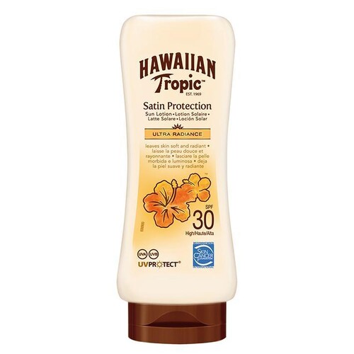 Hawaiian Tropic Satin Protection Sun Lotion 180 ml mit LSF 30 Produktbild Front View L