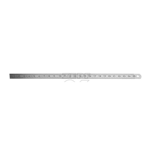 Metall-Messstab mit Einteilung, 15 cm Produktbild Front View L