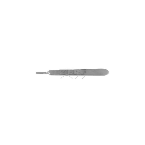 Skalpellgriff Fig. 3, auswechselbar, für Klingen Fig. 10 - 15 Produktbild Front View L