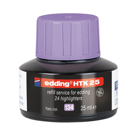 Textmarker-Nachfülltusche EcoLine T25 25ml pastell violett Edding 4-HTK25134 Produktbild