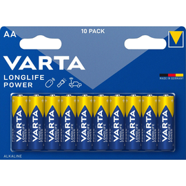 Batterie Longlife Power Mignon AA 1,5V 2930mAh Varta 04906121461 (PACK=10 STÜCK) Produktbild