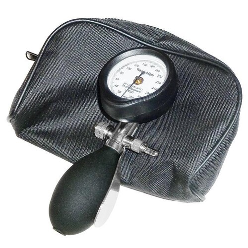 DuraShock Blutdruckmessgerät DS54 Ø 50 mm, 1-Schlauch für Erwachsene im Etui Produktbild Front View L