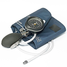 DuraShock Blutdruckmessgerät DS55 schwarz, Ø 50 mm, verchromt, 1-Schlauch, für Erwachsene, im Etui Produktbild