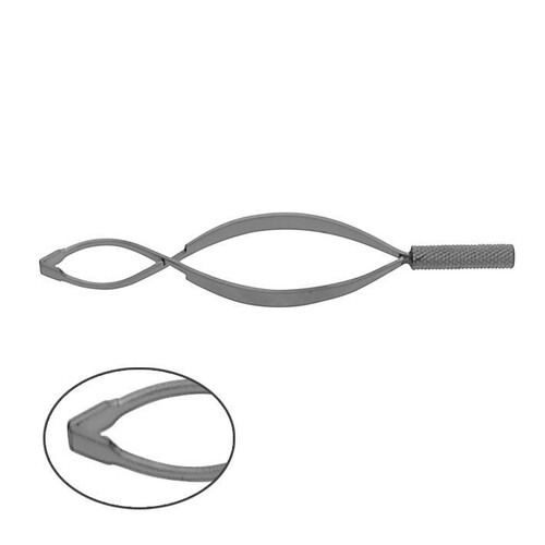 Zeckenpinzette 11,5 cm Produktbild Front View L