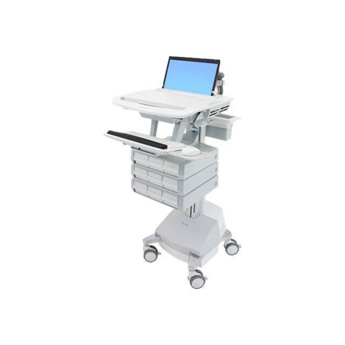 Ergotron Wagen - offene Architektur - für Notebook/Tastatur/Maus - medizinisch - Aluminium, verzinke Produktbild Front View L