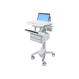 Ergotron Wagen - offene Architektur - für Notebook / PC-Ausrüstung - medizinisch - Kunststoff, Alumi Produktbild