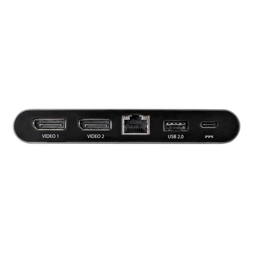StarTech.com USB C Dock, 4K Dual Monitor DisplayPort, Mini Laptop Docking Station, 100W Power Delive Produktbild Additional View 1 L