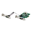 StarTech.com 2 Port Serielle PCIe RS232 Adapter Karte - Serielle PCIe RS232 Host Controller Karte - Produktbild