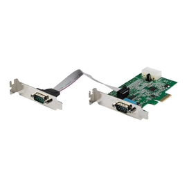StarTech.com 2 Port Serielle PCIe RS232 Adapter Karte - Serielle PCIe RS232 Host Controller Karte - Produktbild