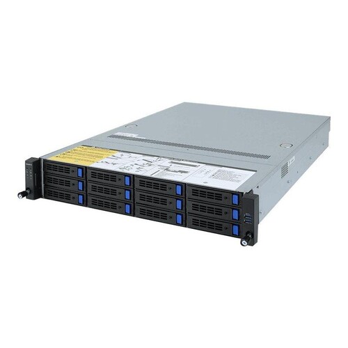 Gigabyte R282-Z90 (rev. 100) - Server - Rack-Montage - 2U - zweiweg - keine CPU - RAM 0 GB - SATA - Produktbild Front View L