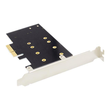 DIGITUS M.2 NGFF / NVMe SSD PCI Express 3.0 (x4) Add-On Karte Produktbild Additional View 2 S