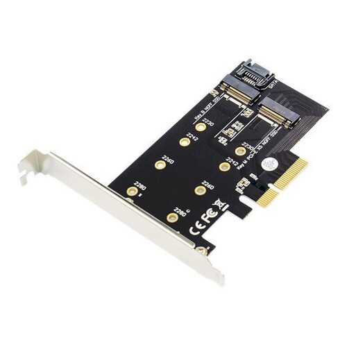 DIGITUS M.2 NGFF / NVMe SSD PCI Express 3.0 (x4) Add-On Karte Produktbild Additional View 3 L
