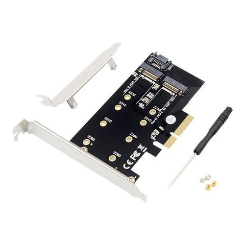 DIGITUS M.2 NGFF / NVMe SSD PCI Express 3.0 (x4) Add-On Karte Produktbild Additional View 4 L