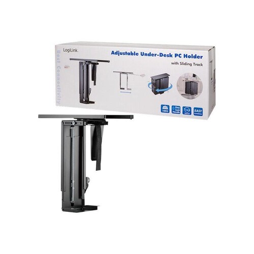 LogiLink System-Montageklammer - unter Tisch montierbar Produktbild Additional View 3 L