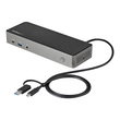 StarTech.com USB-C USB-A Dock - Hybrid Universal Triple Monitor Laptop Docking Station DP & HDMI 4K Produktbild