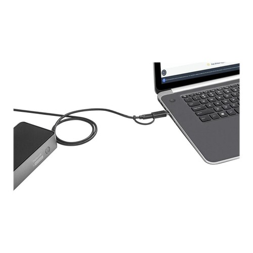 StarTech.com USB-C USB-A Dock - Hybrid Universal Triple Monitor Laptop Docking Station DP & HDMI 4K Produktbild Additional View 2 L