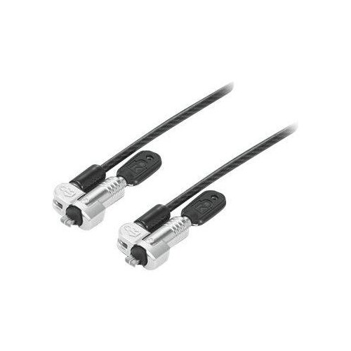 Lenovo Kensington NanoSaver MasterKey Twin Head Lock Cable Lock - Sicherheitskabelschloss - Schwarz Produktbild Additional View 1 L