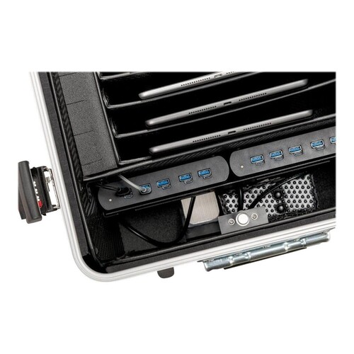 PARAT PARAPROJECT Case TC10 - Wagen (nur Laden) - für 10 Tablets - verriegelbar - X-ABS Kunststoff - Produktbild Additional View 3 L
