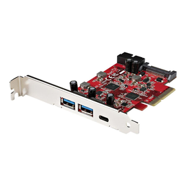 StarTech.com USB-C PCIe Karte mit 5 Ports - 10 Gbit/s USB 3.1 Gen 2 PCIe Karte mit 1x USB-C & 2x USB Produktbild