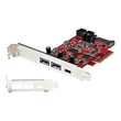StarTech.com USB-C PCIe Karte mit 5 Ports - 10 Gbit/s USB 3.1 Gen 2 PCIe Karte mit 1x USB-C & 2x USB Produktbild Additional View 3 S