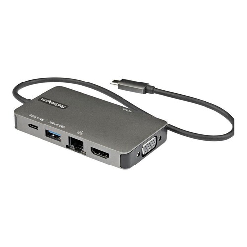StarTech.com USB-C Multiport Adapter - USB-C auf 4K 30Hz HDMI oder 1080p VGA - USB Typ-C Mini Dock m Produktbild