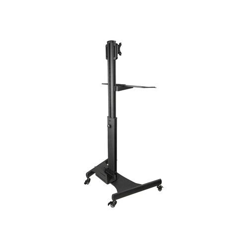 StarTech.com Computertisch mit Rollen und Monitorhalterung, CPU/PC-Halter, Tastaturablage - Ergonomi Produktbild Additional View 4 L