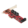 StarTech.com PCIe SATA Controller Karte - 10 Port SATA 3 Erweiterungskarte/Kontroller - 6Gbit/s - Produktbild