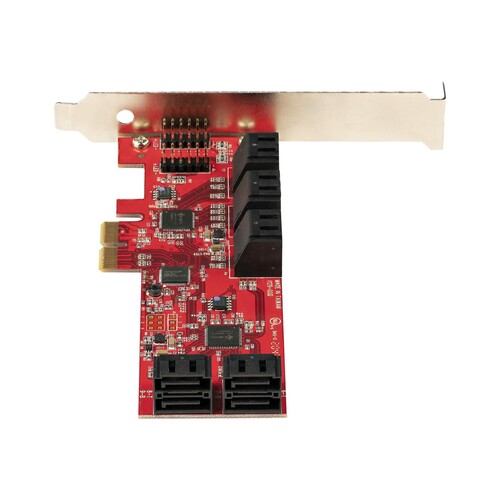 StarTech.com PCIe SATA Controller Karte - 10 Port SATA 3 Erweiterungskarte/Kontroller - 6Gbit/s - Produktbild Additional View 2 L