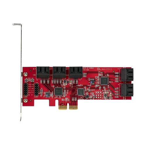 StarTech.com PCIe SATA Controller Karte - 10 Port SATA 3 Erweiterungskarte/Kontroller - 6Gbit/s - Produktbild Additional View 4 L