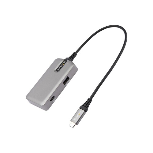 StarTech.com USB-C Multiport Adapter - USB-C auf 4K 60Hz HDMI 2.0, 100W PD Pass-through - 3-Port 10G Produktbild