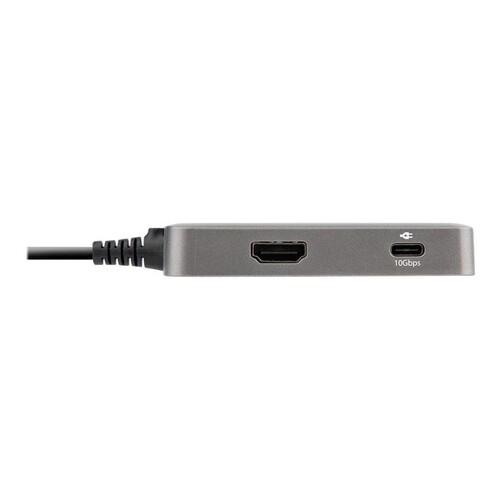 StarTech.com USB-C Multiport Adapter - USB-C auf 4K 60Hz HDMI 2.0, 100W PD Pass-through - 3-Port 10G Produktbild Additional View 4 L