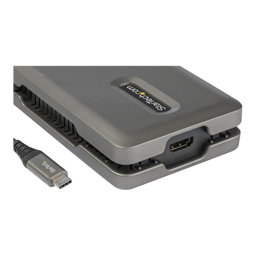 StarTech.com USB C Multiport Adapter - USB C auf 4K 60Hz HDMI 2.0 Dockingstation/Reiseadapter - 2-Po Produktbild Additional View 1 L