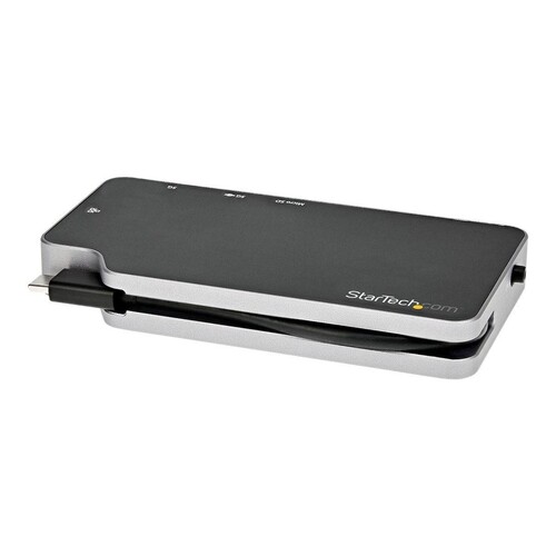 StarTech.com USB-C Multiport Adapter - USB-C auf 4K HDMI oder VGA mit 100W Power Delivery Pass-Throu Produktbild