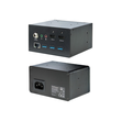 StarTech.com Tischanschlussfeld (mit Laptop-Dockingstation und Stromversorgungsmodulen, 4K HDMI®, US Produktbild Additional View 3 S