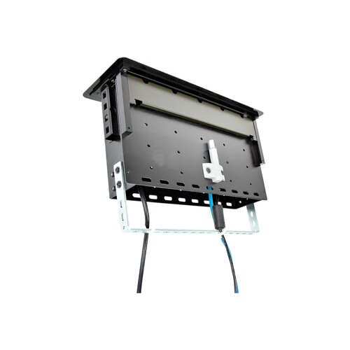 StarTech.com Tischanschlussfeld mit A/V- und Power-Modulen und Kabelmanagement Produktbild Additional View 1 L