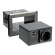 StarTech.com Tischanschlussfeld mit Einbausteckdose ( mit 2x USB-Anschlüssen, 1x Schuko, versenkbare Produktbild Additional View 3 S