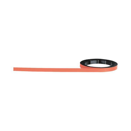 Magnetband 1m x 5mm orange beschriftbar Magnetoplan 1260544 Produktbild