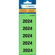 Jahreszahlenaufkleber 2024 grün selbstklebend Herma 1684 (BTL=100 STÜCK) Produktbild