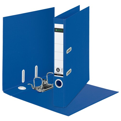 Ordner Recycle A4 50mm blau Pappe Leitz 1019-00-35 Produktbild Additional View 1 L