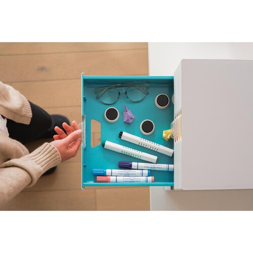 Schubladenbox Varicolor Mix 7 Schübe 292x356x280mm grau Durable 7627-27 Produktbild Additional View 3 L