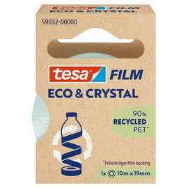 Klebefilm Eco & Crystal 19mm x 10m transparent Tesa 59032-00000-00 (RLL=10 METER) Produktbild