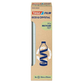 Klebefilm Eco & Crystal 19mm x 10m transparent Tesa 59043-00000-00 (PACK=8 ROLLEN) Produktbild