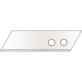 Styroporklinge Nr. 7940 / 18mm für Safety Cutter Secubase 383 / Secunorm 380/540 Martor 7940.60 (PACK=10 STÜCK) Produktbild