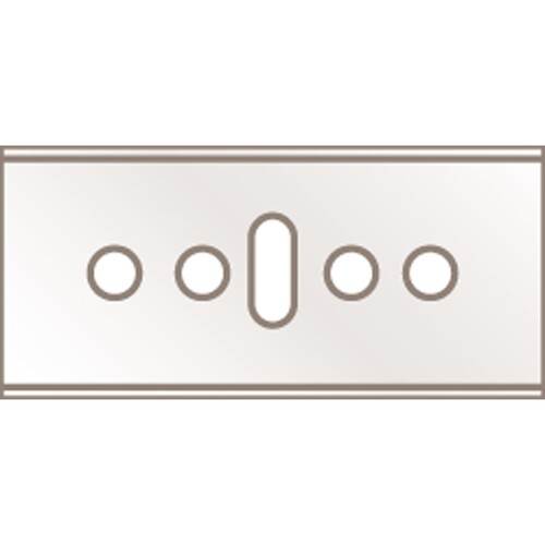 Industrieklinge Nr. 45 / 18,5mm für Cutter Easysafe Secunorm 175 Martor 45.60 (PACK=10 STÜCK) Produktbild Front View L